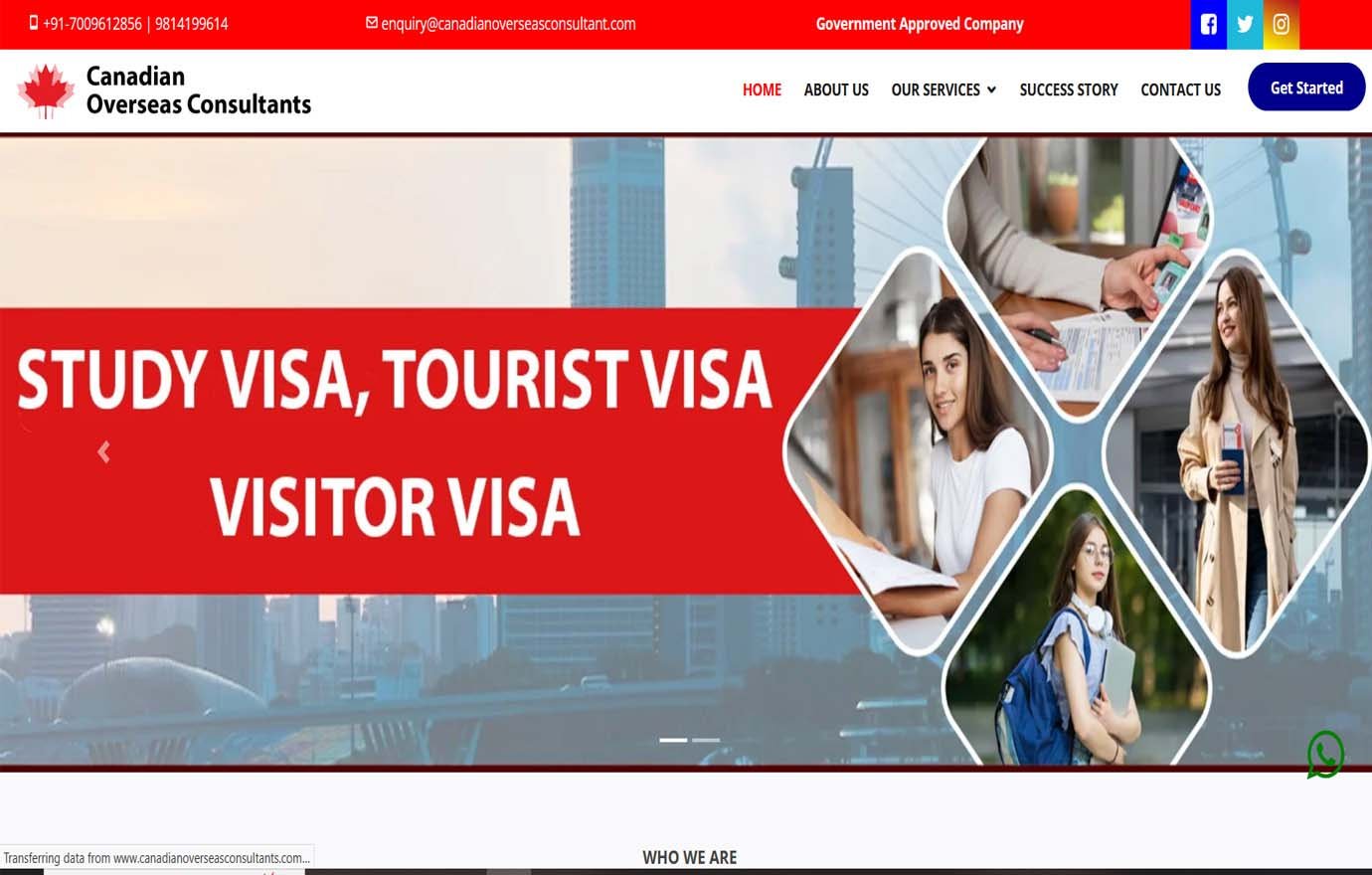 Website Road Flex Transport